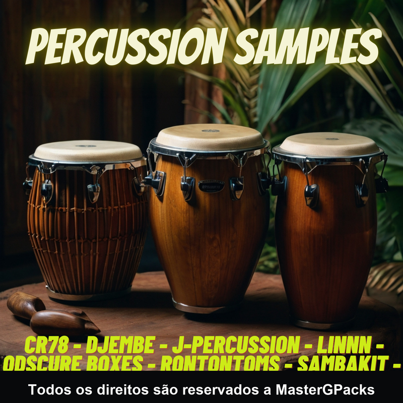 Percussion Samples — Acoustic & Electronic One-Shots